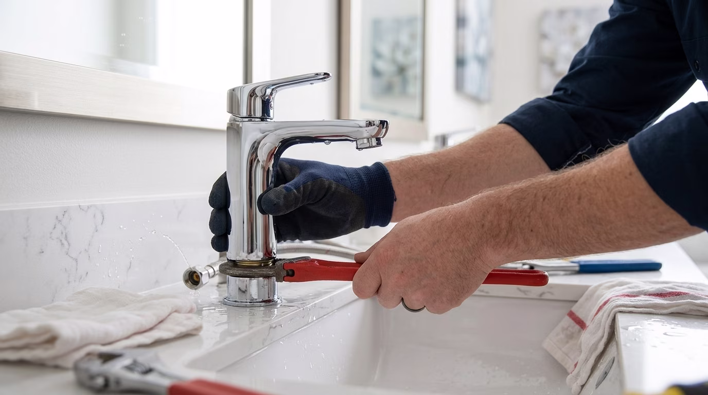 Sustitución e instalación de grifos y sanitarios